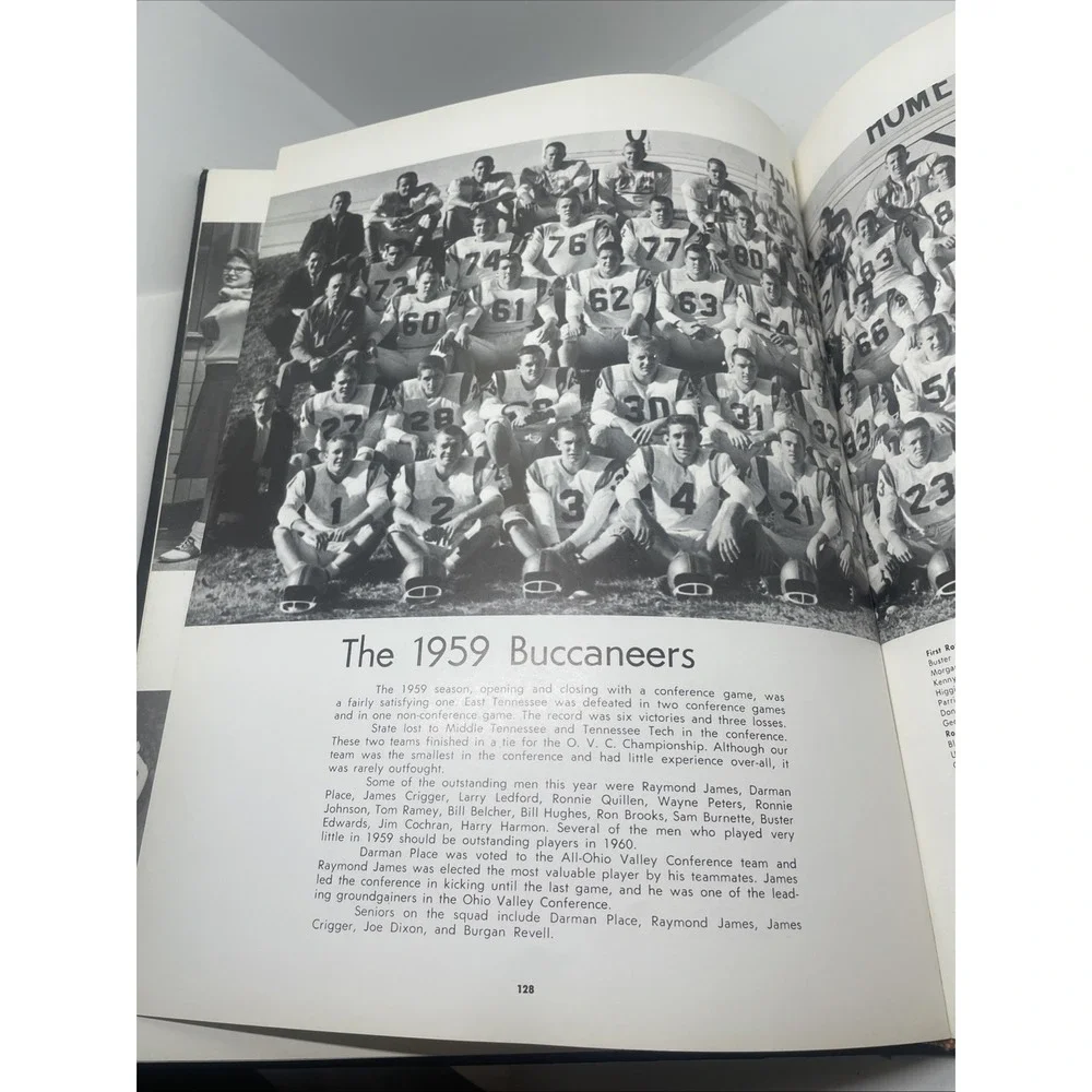 Yearbook ANNUAL‎ Buccaneer East Tennessee State College 1960 Johnson City TN